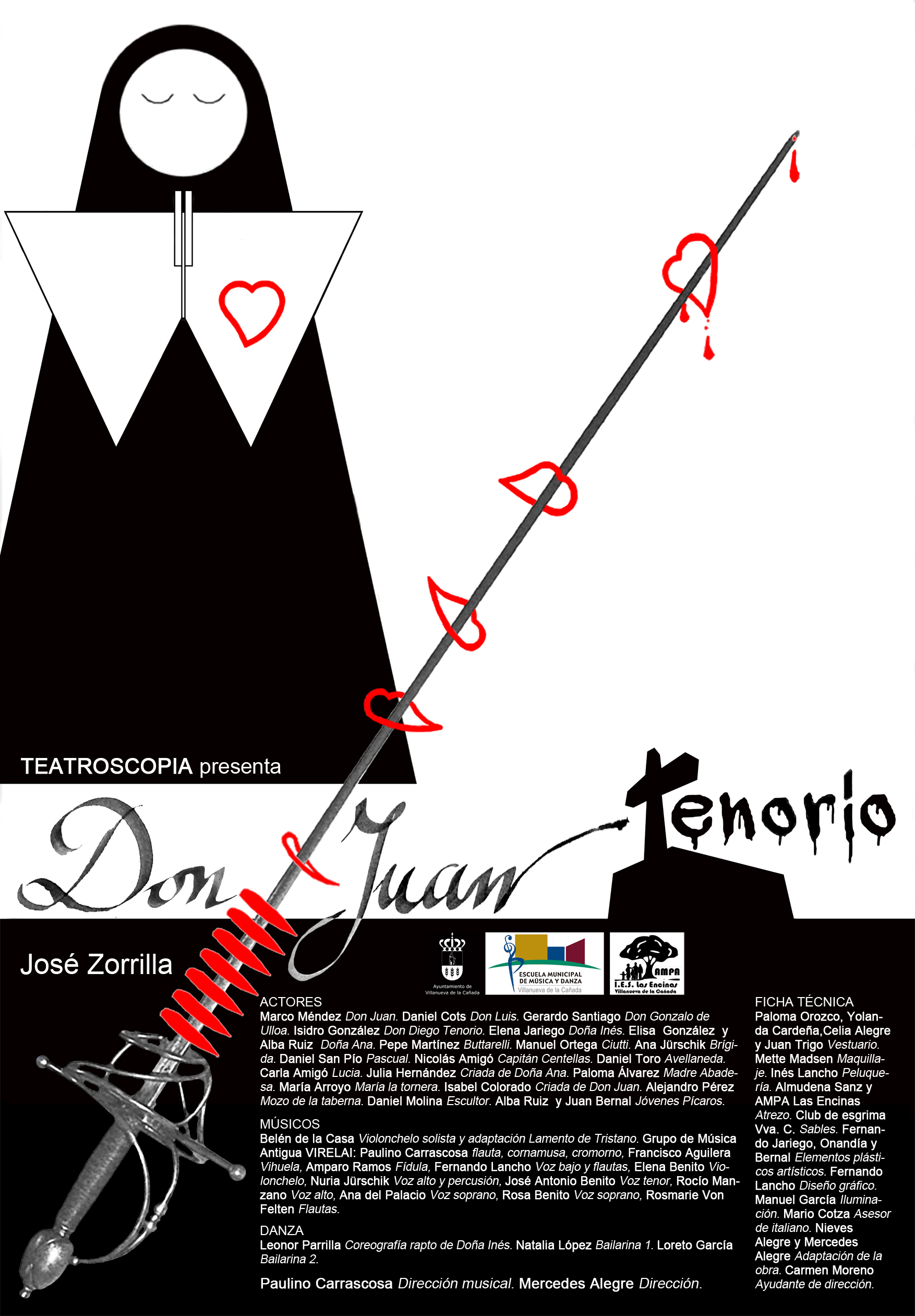 “Don Juan Tenorio” por Teatroscopia. 21 de noviembre en La Despernada. “Don Juan Tenorio” por Teatroscopia. 21 de noviembre en La Despernada.
