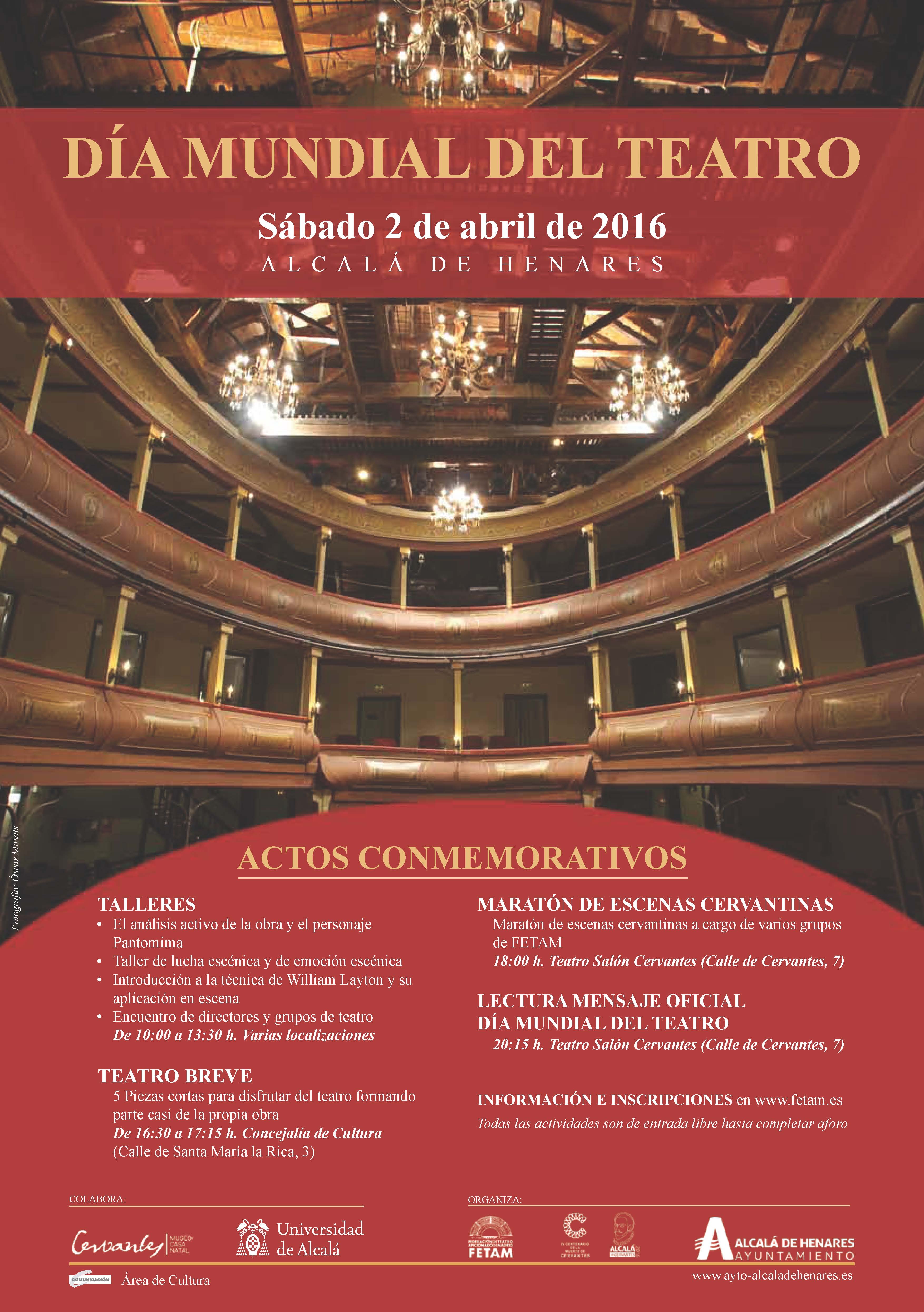 Cartel Día Mundial Teatro