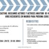 Buscamos actores y actrices amateur de 45 a 80 residentes en Madrid